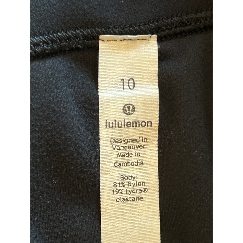 Lululemon Womens Align Jogger Size 10 Black Nulu High Rise Pockets LW5CO2S - Picture 7 of 9
